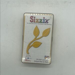 Sizzix Gold Leaf Die-Cutter 38-0227 Leaf Stem